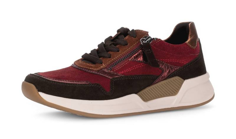 Gabor Rollingsoft Keilsneaker, Schnürschuh, Halbschuh, Freizeitschuh mit seitlichem Reißverschluss von Gabor Rollingsoft