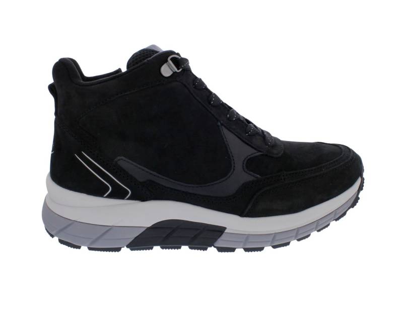 Gabor Rollingsoft Rollingsoft Bootie 76.805.47, Nubukleder, schwarz (Micro), Schnürung u Schnürstiefel von Gabor Rollingsoft