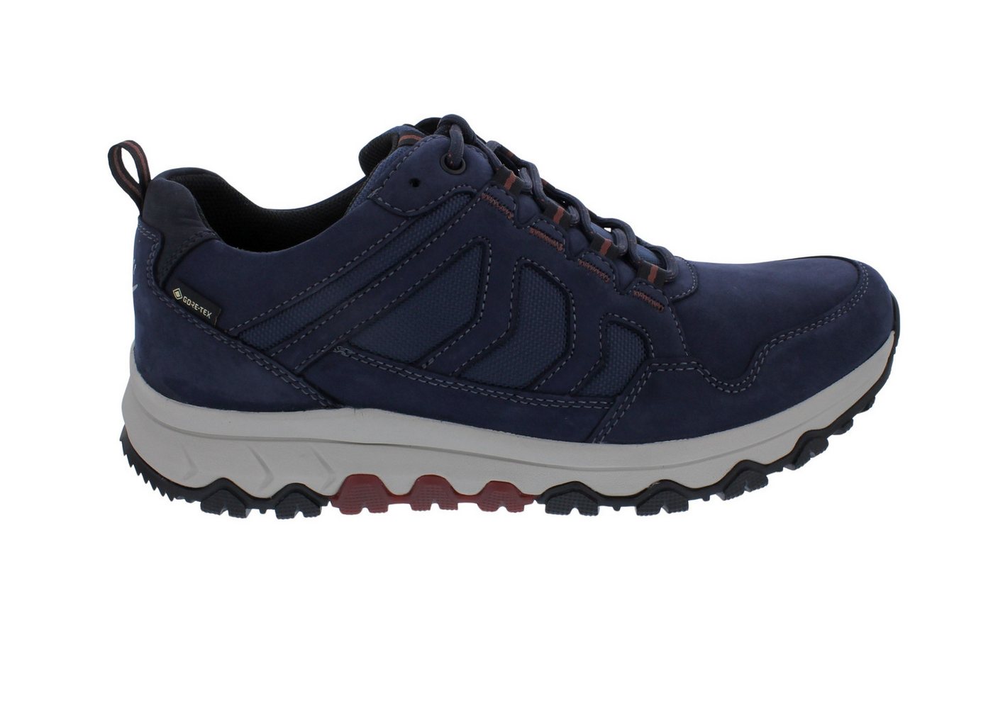 Gabor Rollingsoft Rollingsoft Herren Sneaker GORE TEX® 8005.50.33, Nubuk/ Mesh, blau, We Schnürschuh von Gabor Rollingsoft