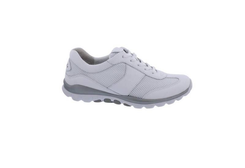 Gabor Rollingsoft Rollingsoft Sneaker 66.966.50 Mesh / Cervo Weiss, Wechselfußbett Schnürschuh von Gabor Rollingsoft