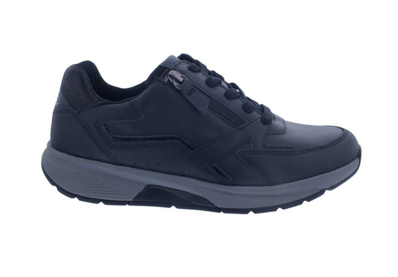 Gabor Rollingsoft Rollingsoft Sneaker 76.878.57, Foulardcalf (Glattleder)/ Met., Schwarz Schnürschuh von Gabor Rollingsoft