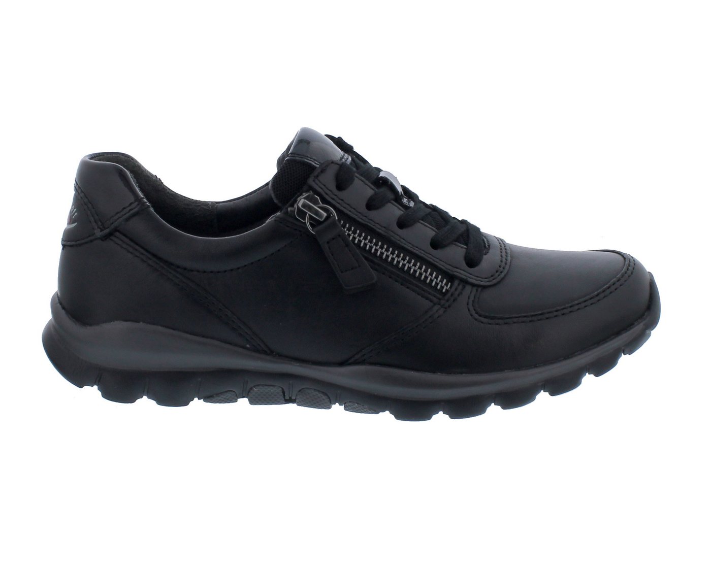 Gabor Rollingsoft Rollingsoft Sneaker 76.968.57, Foulardcalf / Lack, schwarz, Schnür./R Schnürschuh Gabor Rollingsoft Rollingsoft Sneaker 76.968.57, Foulardcalf / Lack, schwarz, Schnür./R Schnürschuh von Gabor Rollingsoft