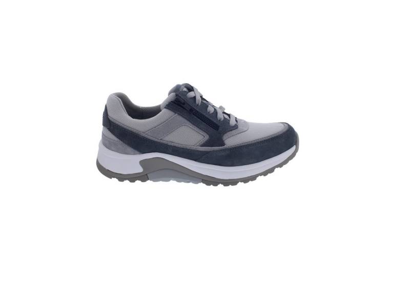 Gabor Rollingsoft Rollingsoft Sneaker 8000.25.05, Dreamvelour mit Mesh, iron/ midgrey/ m Schnürschuh von Gabor Rollingsoft