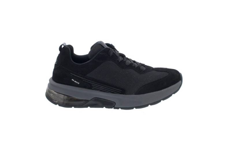 Gabor Rollingsoft Rollingsoft Sneaker Low, Fabric Glitter / Samt k. schwarz, Wechselfußb Schnürschuh von Gabor Rollingsoft