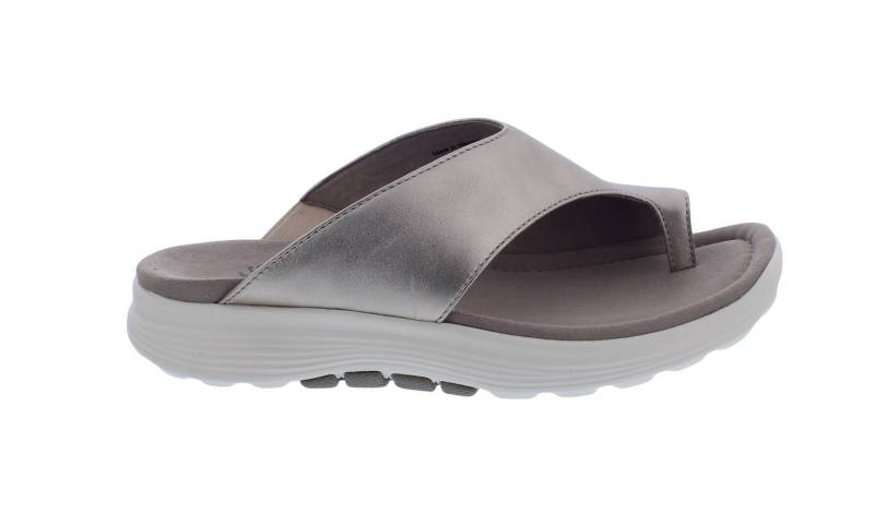 Gabor Rollingsoft Rollingsoft Zehensteg-Pantolette 66.812.62, Satin Met. (Glattleder), p Pantolette von Gabor Rollingsoft