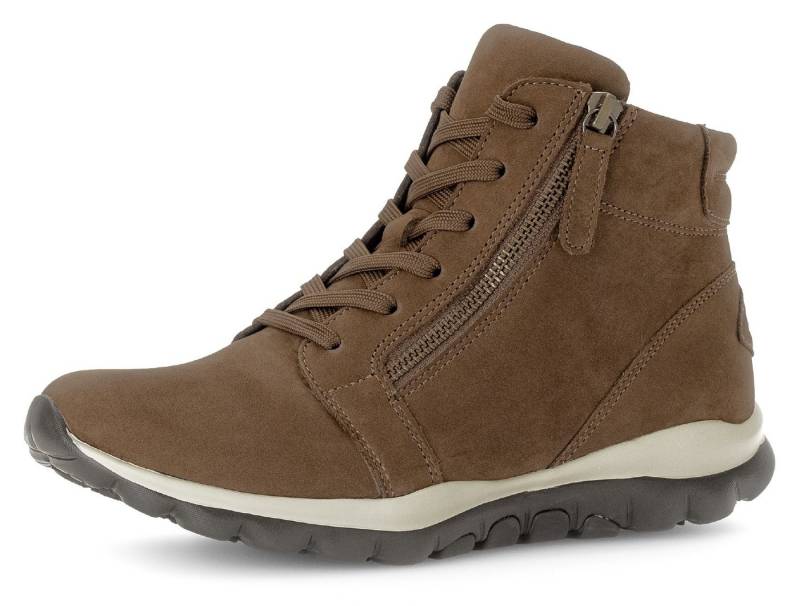 Gabor Rollingsoft Schnürboots, Keilabsatz, Komfortboots mit profilierter Gummilaufsohle von Gabor Rollingsoft