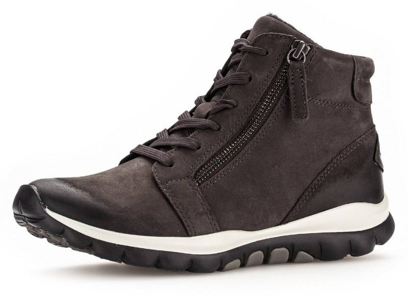 Gabor Rollingsoft Schnürboots, Keilabsatz, Komfortboots mit profilierter Gummilaufsohle von Gabor Rollingsoft