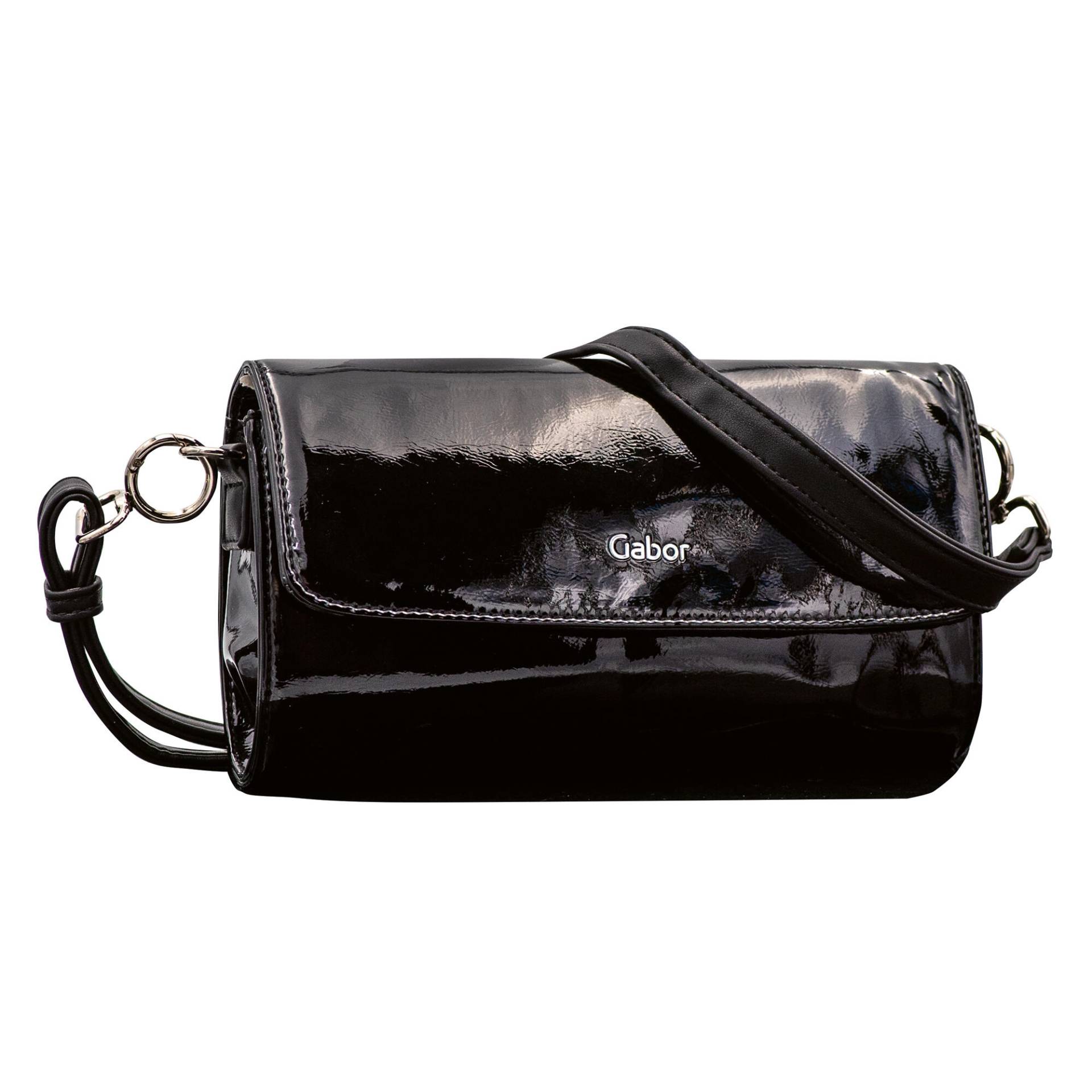 Abeline, Clutch, black patent patent black von Gabor