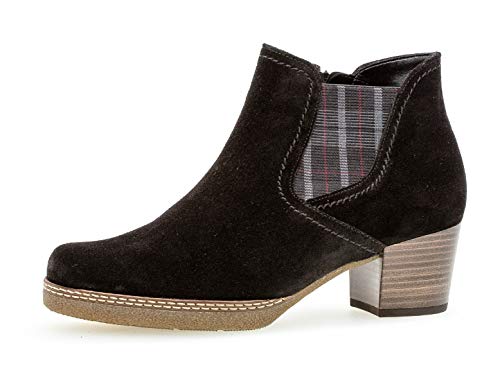 Comfort Basic Damen 36.661.37 Stiefelette, schw(S.n/Karo/Mic), 38 EU von Gabor