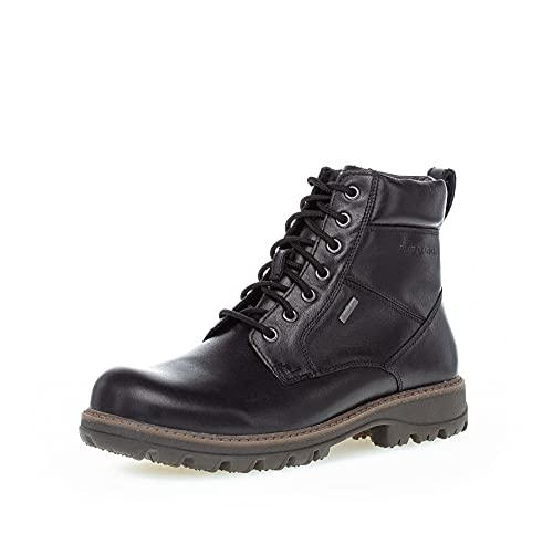 Pius Gabor Herren Boots,Stiefel,Gore-TEX,Extragrip,zertifiziertes Leder,Latex Wechselfußbett,halbstiefel,schnürung,black,49.5 EU / 14 UK von Pius Gabor