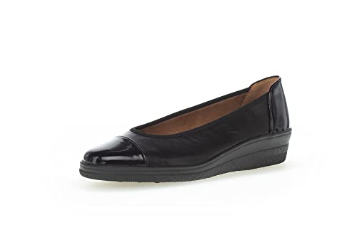 Gabor 06.402 Damen Schnürhalbschuhe, Black (Black Leather/Patent), 6.5 UK / 40 EU von Gabor