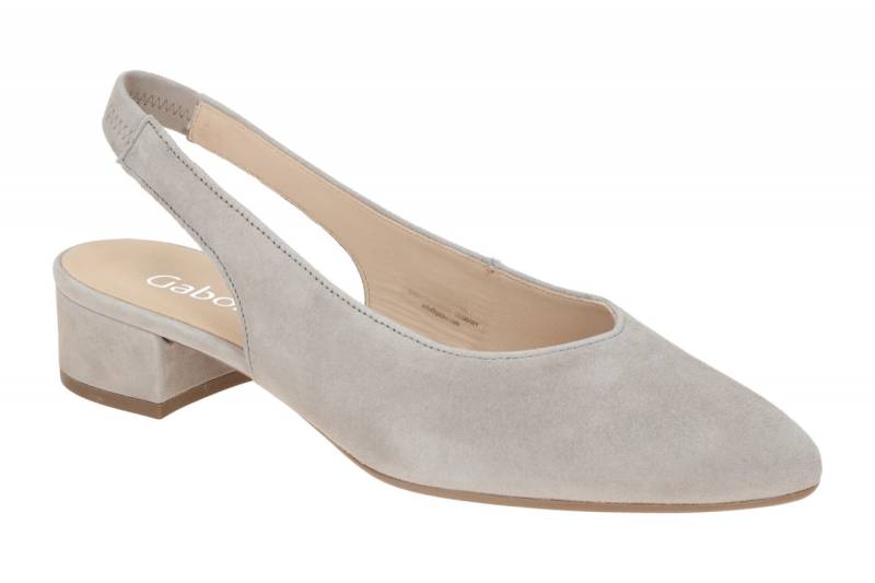 Gabor 61.520.12 grau - Sling Pumps f?r Damen Gabor 61.520.12 grau - Sling Pumps f?r Damen von Gabor