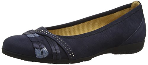 Gabor 24.165.16 Damen Geschlossen Ballerinas Mehrfarbig (nightbl/ocean/atla), 40 EU (6.5 UK) von Gabor