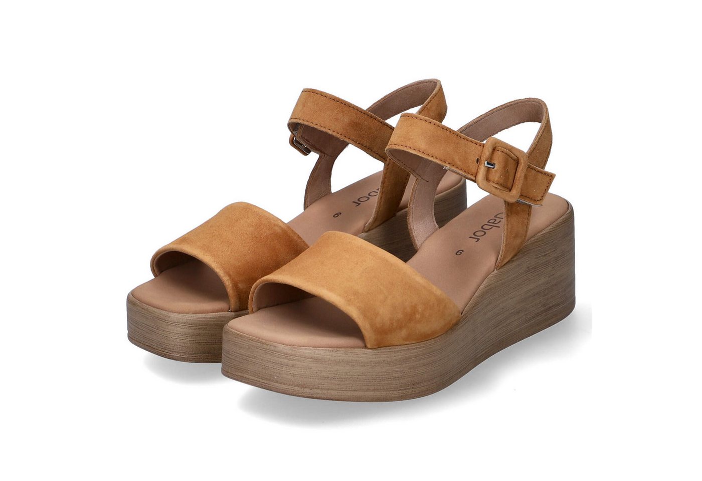 Gabor Gabor 44.531.14 Damen Rauleder braun Sandalette von Gabor