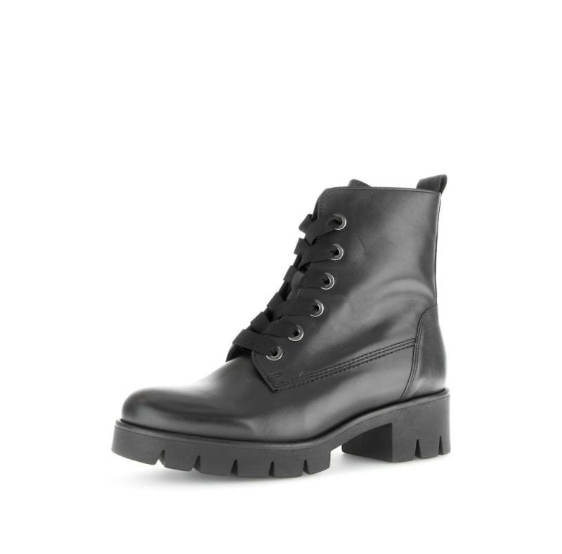 Gabor 51.711 HW2024 schwarz(altsilber) Schnürstiefelette von Gabor