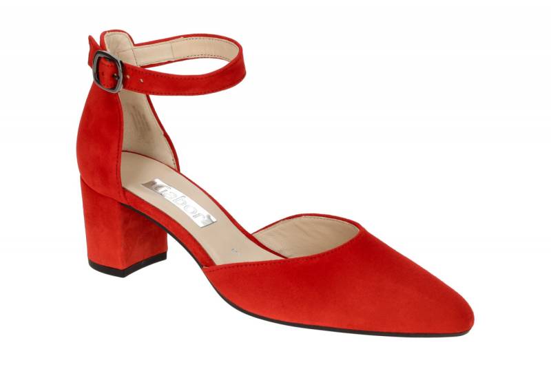 Gabor 61.340.15 rot - Riemchen Pumps f?r Damen Gabor 61.340.15 rot - Riemchen Pumps f?r Damen von Gabor