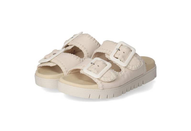 Gabor Gabor 63.741.22 Damen Glattleder beige Pantolette von Gabor