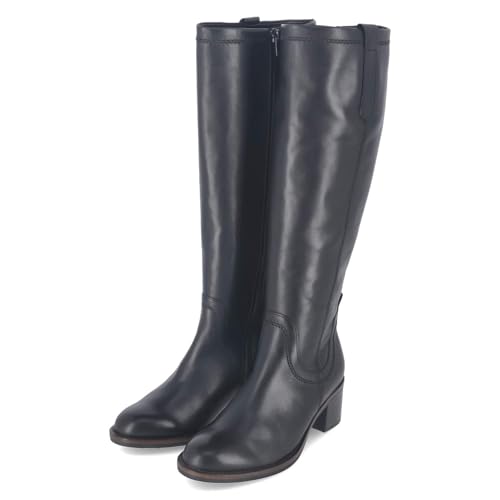 Gabor 71.889.27 Schaftstiefel Glattleder Damen in schwarz - Gr. 43 von Gabor