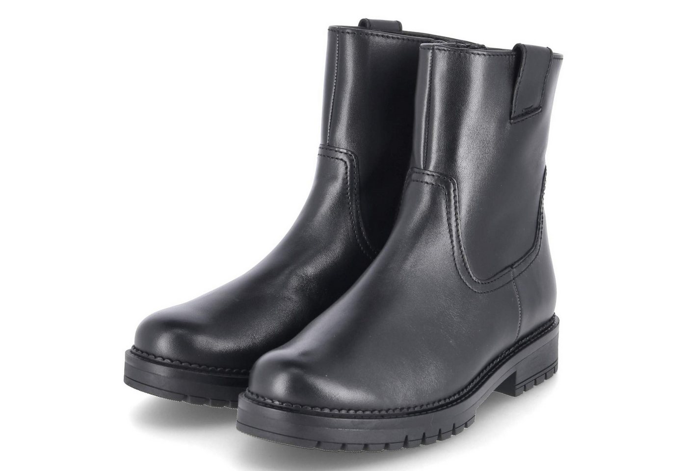 Gabor Gabor 72.723.57 Damen Glattleder schwarz Schlupfstiefel von Gabor