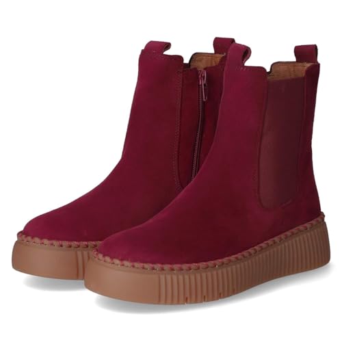 Gabor 73.540.15 Schlupfstiefel Rauleder Damen in rot - Gr. 38 von Gabor