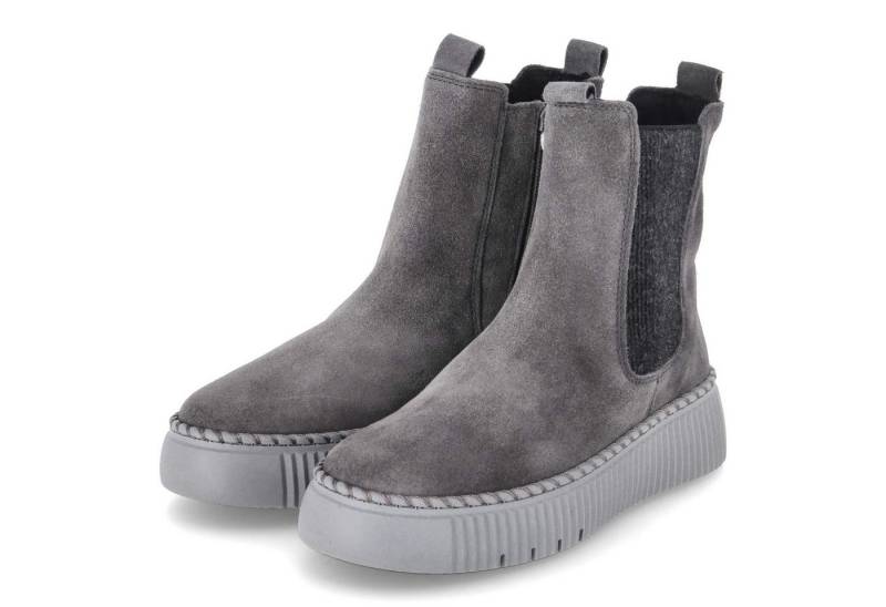 Gabor Gabor 73.540.19 Damen Rauleder grau Schlupfstiefel von Gabor