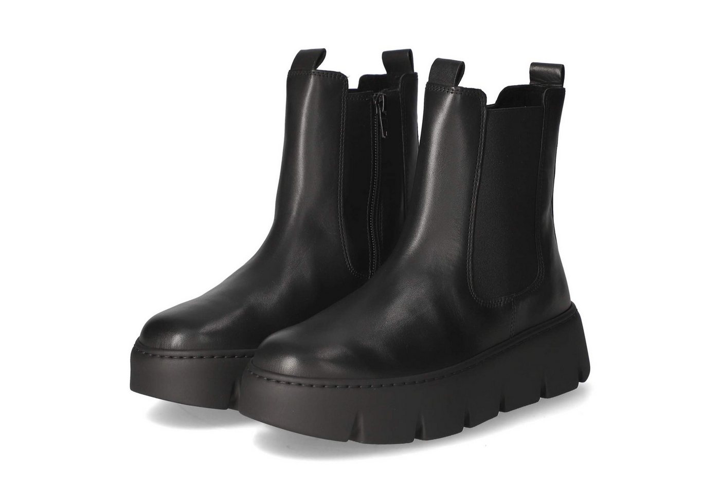 Gabor Gabor 73.742.27 Damen Glattleder schwarz Schlupfstiefel von Gabor