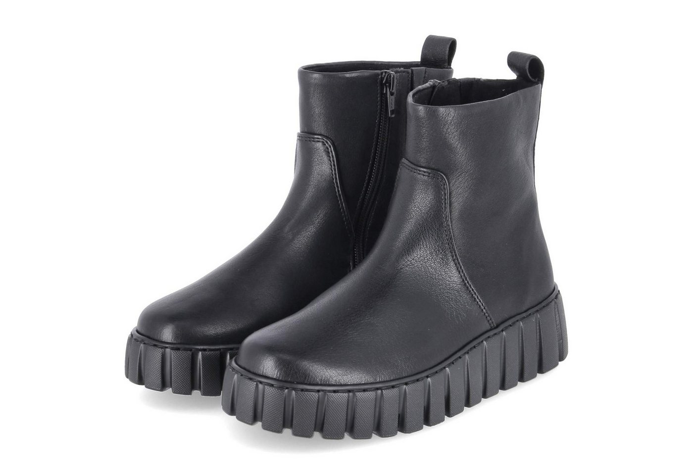 Gabor Gabor 76.780.57 Damen Glattleder schwarz Schlupfstiefel von Gabor