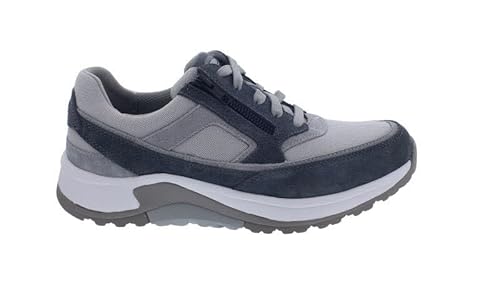 Rollingsoft Sneaker 8000.25.05, Dreamvelour mit Mesh, iron/ midgrey/ moon , Schnürung u. Reißverschlüsse, Wechselfußbett Grau Gr. 46 Rollingsoft Sneaker 8000.25.05, Dreamvelour mit Mesh, iron/ midgrey/ moon , Schnürung u. Reißverschlüsse, Wechselfußbett Grau Gr. 46 von Pius Gabor