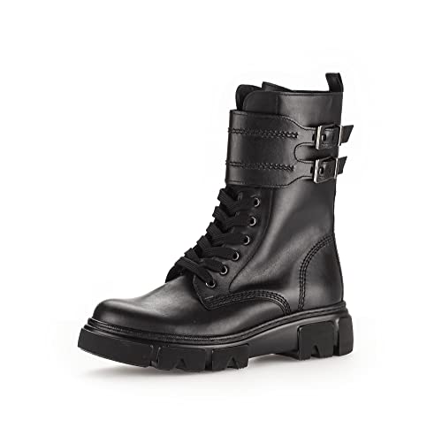 Gabor Biker Boots Schwarz Glattleder von Gabor