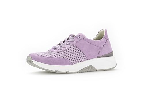 Gabor Damen Low-Top Sneaker, Frauen Halbschuhe,Sportschuhe,Freizeitschuhe,Turnschuhe,Laufschuhe,schnürschuhe,New Flieder,39 EU / 6 UK von Gabor