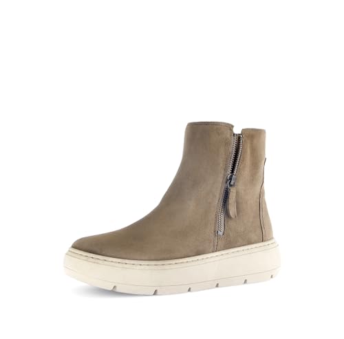 Gabor Damen Ankle Boots, Frauen Stiefeletten,Best Fitting,Warmfutter,uebergangsschuhe,uebergangsstiefel,gefüttert,Farro (beige),42 EU / 8 UK von Gabor