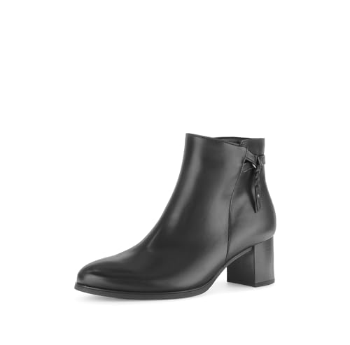 Gabor Damen Ankle Boots, Frauen Stiefeletten,Best Fitting,uebergangsstiefel,knöchelhoch,reißverschluss,Stiefel,Bootee,schwarz,38.5 EU / 5.5 UK von Gabor