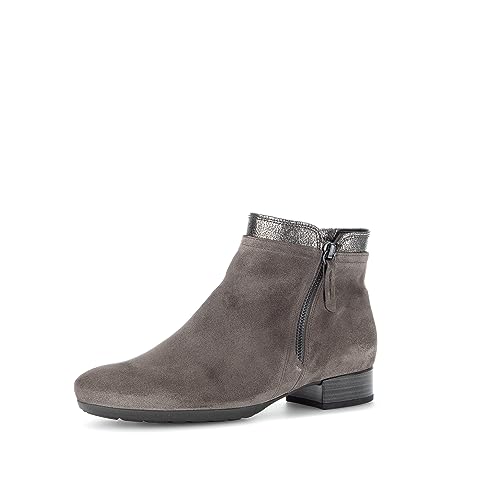 Gabor Damen Ankle Boots, Frauen Stiefeletten,Booties,halbstiefel,Kurzstiefel,uebergangsschuhe,uebergangsstiefel,Mohair/Bronc(Flau),42.5 EU / 8.5 UK von Gabor