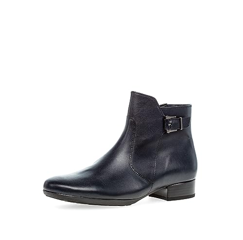 Gabor Damen Ankle Boots, Frauen Stiefeletten,Komfortable Mehrweite (H),gefüttert,winterstiefeletten,stiefel,midnight (Flausch),38.5 EU / 5.5 UK von Gabor