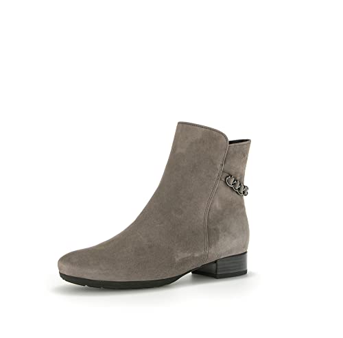 Gabor Damen Ankle Boots, Frauen Stiefeletten,Komfortable Mehrweite (H),knöchelhoch,reißverschluss,stiefel,bootee,fumo (Micro),37 EU / 4 UK von Gabor