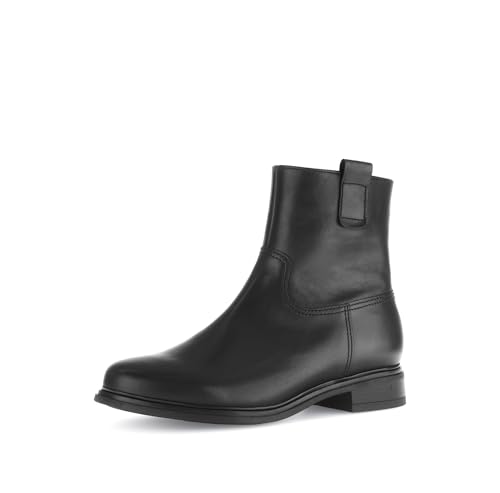 Gabor Damen Ankle Boots, Frauen Stiefeletten,Leichte Mehrweite (G),Bootee,Booties,halbstiefel,Kurzstiefel,schwarz (Flausch),37.5 EU / 4.5 UK von Gabor
