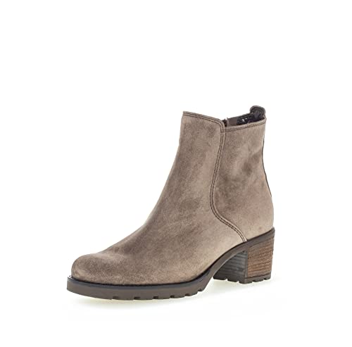 Gabor Damen Ankle Boots, Frauen Stiefeletten,Moderate Mehrweite (G),Booties,halbstiefel,Kurzstiefel,Mohair (Flausch),39 EU / 6 UK von Gabor