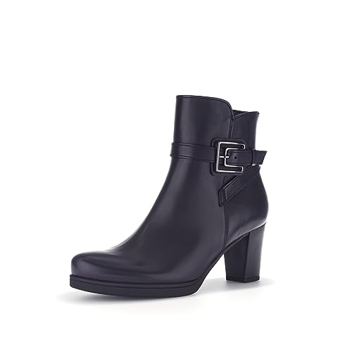 Gabor Damen Ankle Boots, Frauen Stiefeletten,Moderate Mehrweite (G),Kurzstiefel,uebergangsschuhe,Midnight (Micro),41 EU / 7.5 UK von Gabor