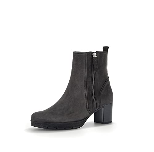 Gabor Damen Ankle Boots, Frauen Stiefeletten,Moderate Mehrweite (G),gefüttert,winterstiefeletten,stiefel,bootee,pepper (Mel.),37 EU / 4 UK von Gabor