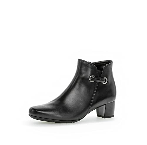 Gabor Damen Ankle Boots, Frauen Stiefeletten,Moderate Mehrweite (G),kurzstiefel,uebergangsschuhe,schwarz (Micro),38.5 EU / 5.5 UK von Gabor