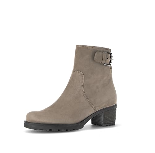 Gabor Damen Ankle Boots, Frauen Stiefeletten,Moderate Mehrweite (G),reißverschluss,Booties,halbstiefel,Muskat (Micro),40.5 EU / 7 UK von Gabor