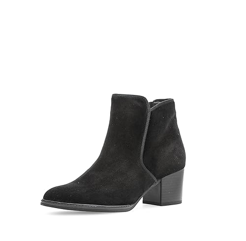 Gabor Damen Ankle Boots, Frauen Stiefeletten,Moderate Mehrweite (G),reißverschluss,bootee,booties,halbstiefel,schwarz (Micro),42 EU / 8 UK von Gabor