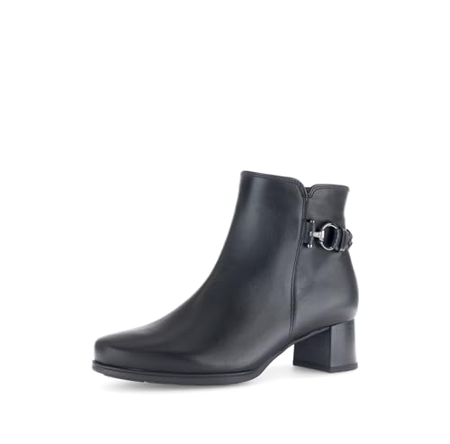 Gabor Damen Ankle Boots, Frauen Stiefeletten,Moderate Mehrweite (G),uebergangsschuhe,uebergangsstiefel,Stiefel,schwarz (Mic/CDF),42 EU / 8 UK von Gabor