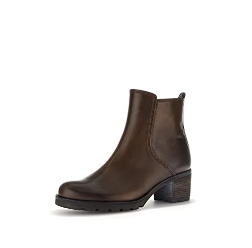 Gabor Damen Ankle Boots, Frauen Stiefeletten,Moderate Mehrweite (G),uebergangsstiefel,gefüttert,stiefel,bootee,sattel/EF (Mel.),37 EU / 4 UK von Gabor