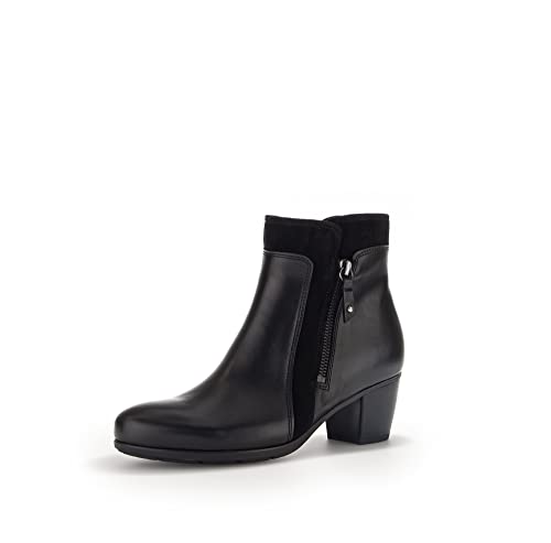 Gabor Damen Ankle Boots, Frauen Stiefeletten,Wechselfußbett,Best Fitting,halbstiefel,kurzstiefel,uebergangsschuhe,schwarz,40 EU / 6.5 UK von Gabor