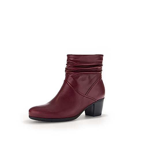 Gabor Damen Ankle Boots, Frauen Stiefeletten,Wechselfußbett,Best Fitting,reißverschluss,stiefel,bootee,booties,bordeaux,40.5 EU / 7 UK von Gabor