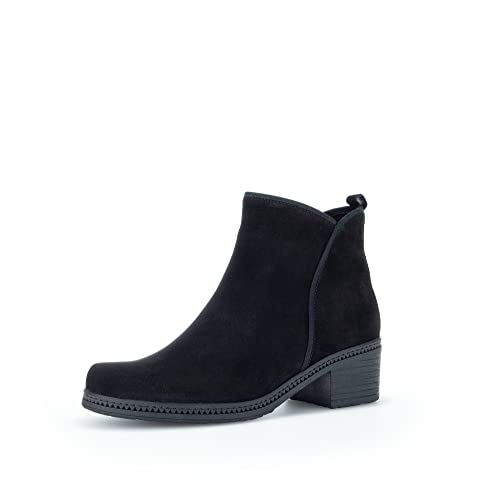 Gabor Damen Ankle Boots, Frauen Stiefeletten,Wechselfußbett,Best Fitting,uebergangsstiefel,gefüttert,winterstiefeletten,schwarz,38 EU / 5 UK von Gabor