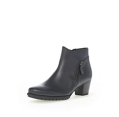 Gabor Damen Ankle Boots | Frauen Stiefeletten | Komfortable Mehrweite (H) | knöchelhoch | reißverschluss | Stiefel | Ocean (Micro) | 42.5 EU - 8.5 UK von Gabor