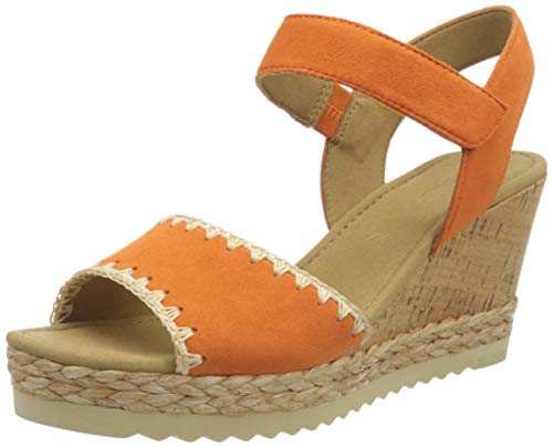 Gabor Damen Basic 45.793 Riemchensandalen, Orange (Orange 10) von Gabor