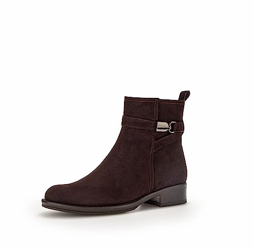 Gabor Damen Biker Boots, Frauen Stiefeletten,Wechselfußbett,kurzstiefel,uebergangsschuhe,uebergangsstiefel,chocolate (altsi),38 EU / 5 UK von Gabor